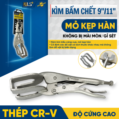 Kìm Bấm Chết Mỏ Kẹp Hàn 9″/11″ LS+