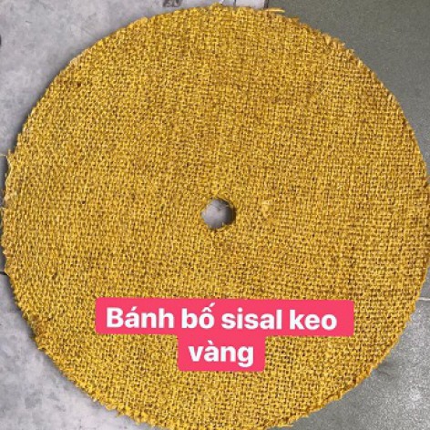 Bánh vải bố sisal vàng