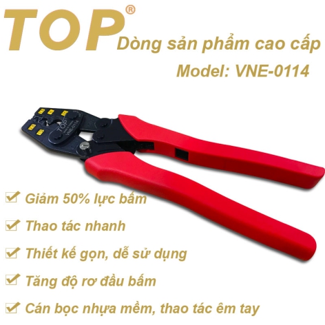 Kìm Bấm Đầu Cos Có Trợ Lực 1.5 TOP