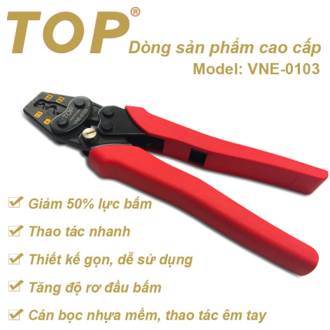 Kìm Bấm Đầu Cos Có Trợ Lực 0.5 TOP