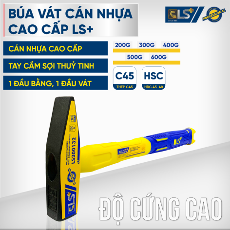 Búa Vát Cán Nhựa LS+