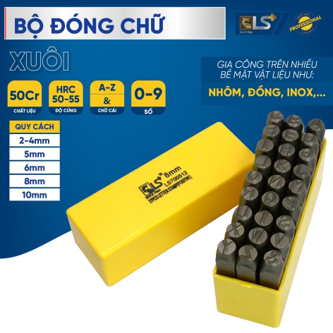 Bộ Đóng Chữ Xuôi LS+