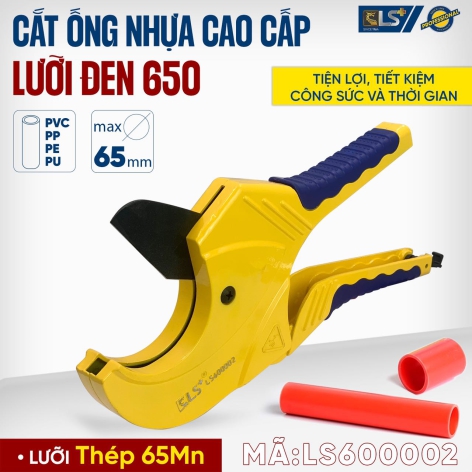 Kéo Cắt Ống Nước Lưỡi Đen 650 LS+