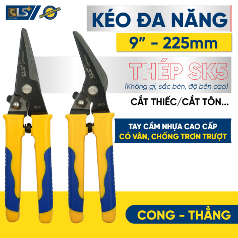 Kéo Cắt Tôn Đa Năng LS+