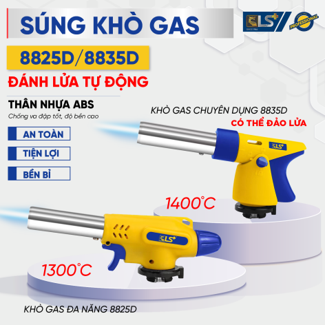 Khò Gas Cao Cấp 8825D – 8835D LS+