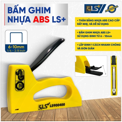 Kìm Bấm Đinh Ghim Nhựa LS+