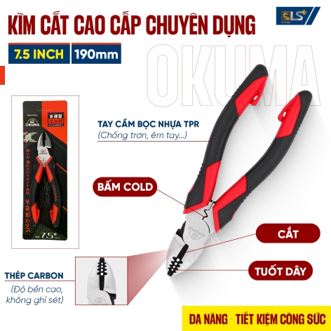 Kìm Cắt Đa Năng Cao Cấp Okuma