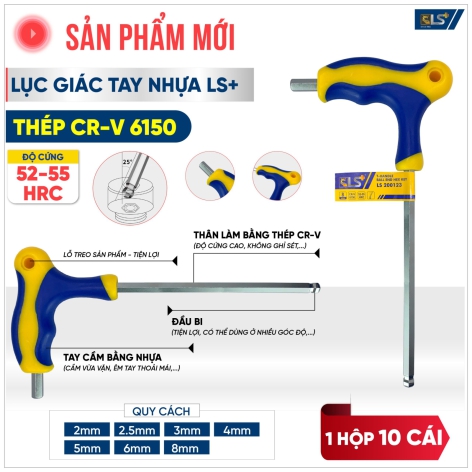 Tay Vặn Lục Giác Chữ T LS+