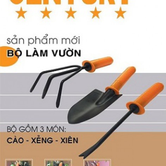 Bộ Làm Vườn 3 Món CENTURY