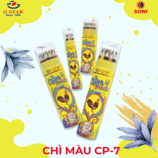 Bút Chì Màu Thân Gỗ CP7 G-Star