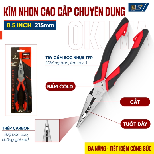 Kìm Nhọn Đa Năng Cao Cấp Okuma