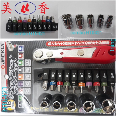 Bộ Đầu Siết Tôn 16 Món JACKLY