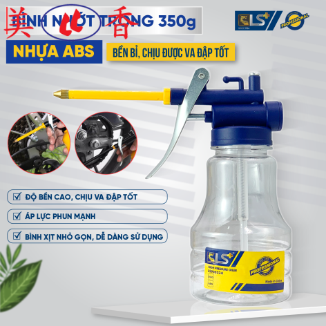 Bình Nhớt Nhựa Trong 350g LS+