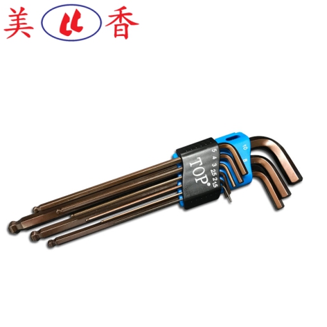 Bộ Lục Giác Bi 9 Cây Xi Nâu TOP