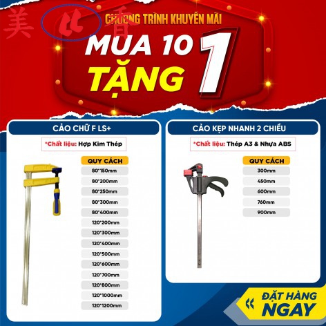 Cảo Chữ F, Cảo Kẹp Nhanh LS