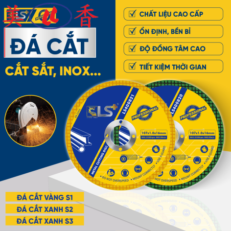 Đá Cắt Sắt Inox LS+