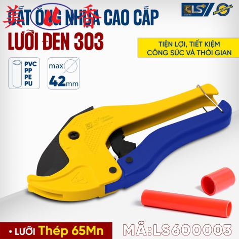 Kéo Cắt Ống Nhựa Lưỡi Đen 303 LS+