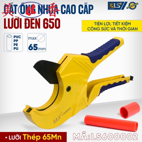 Kéo Cắt Ống Nước Lưỡi Đen 650 LS+