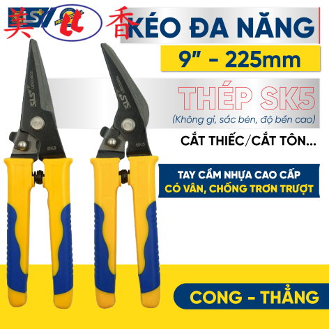 Kéo Cắt Tôn Đa Năng LS+