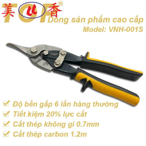 Kéo Cắt Tôn Cao Cấp TOP (Thẳng - Cong Trái - Cong Phải)