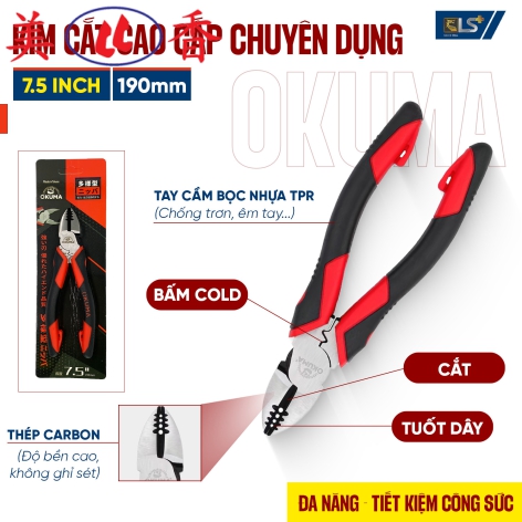 Kìm Cắt Đa Năng Cao Cấp Okuma