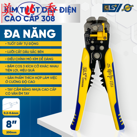 Kìm Tuốt Dây Đa Năng Cao Cấp 308 LS+