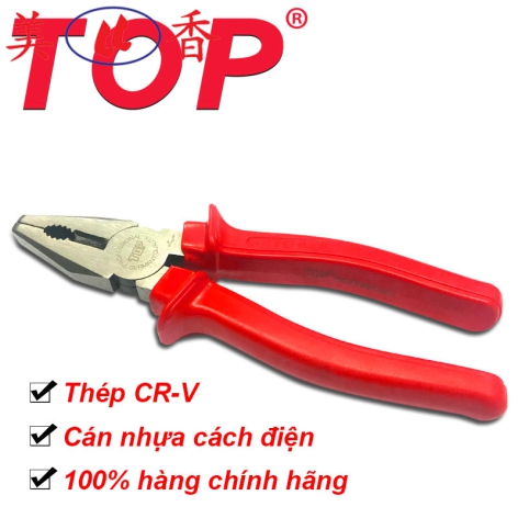 Kìm Điện Cán Đỏ TOP