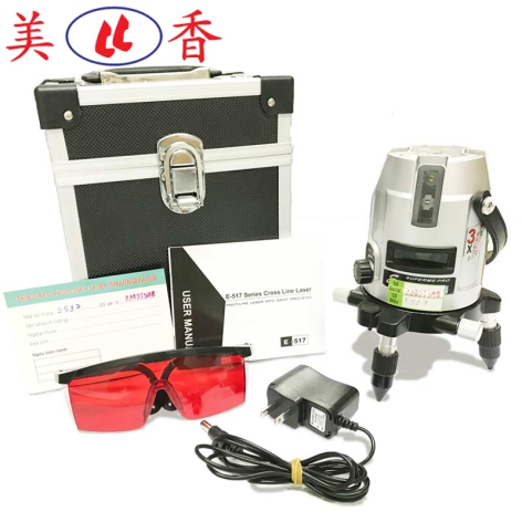 Máy Cân Bằng Tia Laser Chống Mưa, Bụi 6 Tia 15MW MUJINGFANG