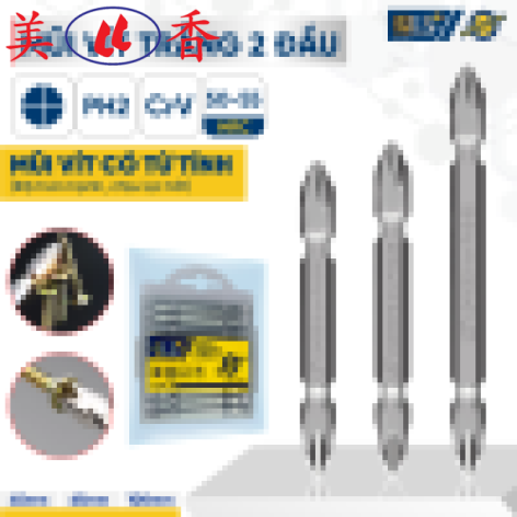 Mũi Vít Trắng Hai Đầu LS+