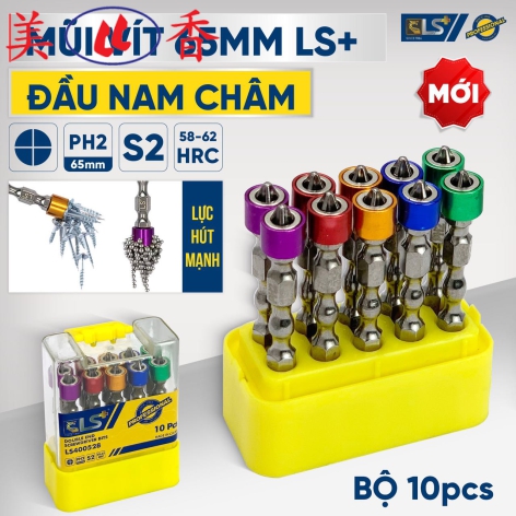 Mũi Vít Đầu Nam Châm 65MM LS+