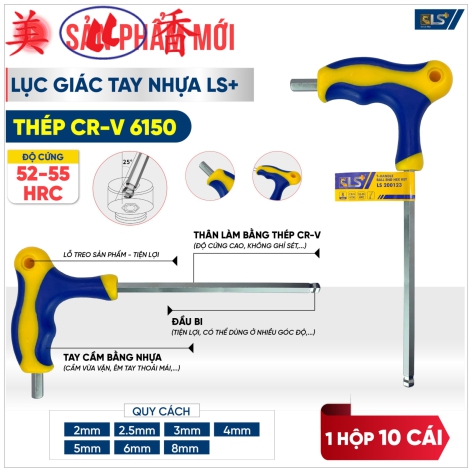 Tay Vặn Lục Giác Chữ T LS+