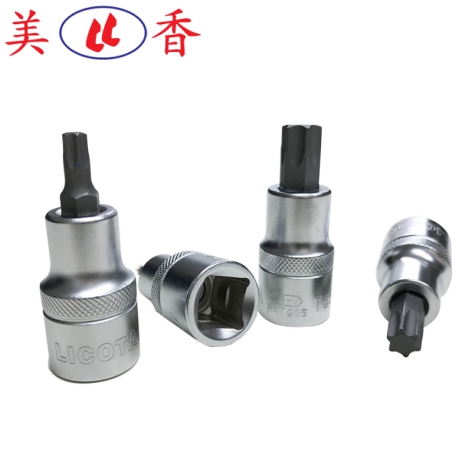 Đầu Tuýp 1/2” Ra Đầu Bông Mai 6 Cánh Có Lỗ LICOTA